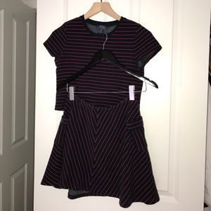 Ralph Lauren crop top + skirt set